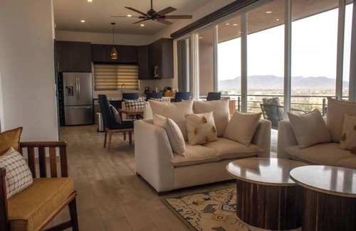 Todos Santos House | Quick walk to Cerritos Beach, private Hot tub, pool, gym, ocean & mountain VIEWS