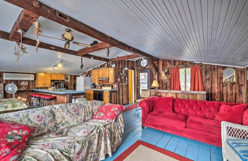 Lake George Cabin | Quiet Cabin on Glen Lake w/Boat Dock & Deck!
