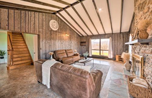 Elizabethville House | Quiet Elizabethville Home with Fire Pit and Views