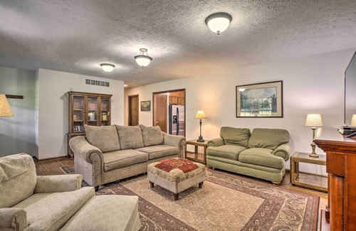 Acworth House | Quiet Home w/Fire Pit - 1 Mi to Downtown Acworth!