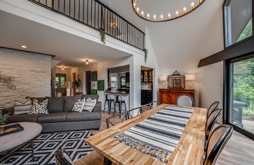 Fredericksburg House | Quirky A-frame in Certified Wildlife Habitat