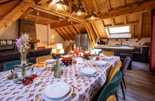 Valloire Ski Chalet | Résidence Les Fermes Du Planet - Chalet 12 personnes 5 exposé Sud-Est MAE-7874