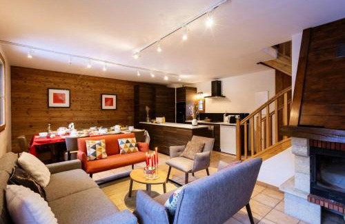Valloire Ski Chalet | Résidence Les Fermes Du Planet - Chalet 5 pièces cabine 12 personnes exposé Sud-Est MAE-7974