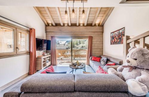 Les Boisses Apartment | Résidence Lodge Des Neiges C - Appartement 4 - pied de pistes, service hotelier inclus MAE-2580