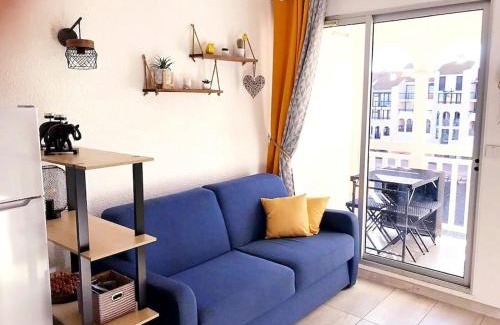 Le Barcares Apartment | Résidence Pointe Vermeille - Charmant Studio Cabine avec Jolie vue sur le lac marin