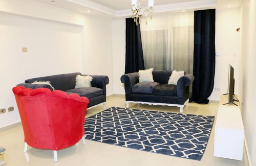 Nasr City Apartment | Red Flower in Palm City Compound 1 Hour to the sea