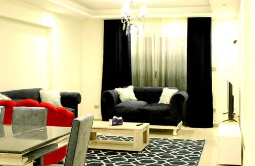 Nasr City Apartment | Red Flower in Palm City Compound 1 Hour to the sea
