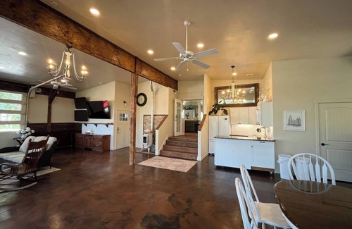Nampa Other | Red Roof Farmhouse large gathering space sleeps 27+ hot tub treehouse