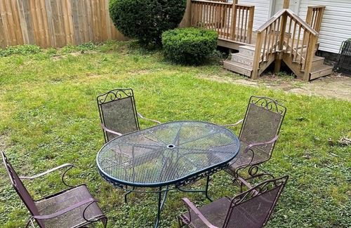 Cleveland House | Relax & Work in Style: 2BR Home with Private Office & Yard