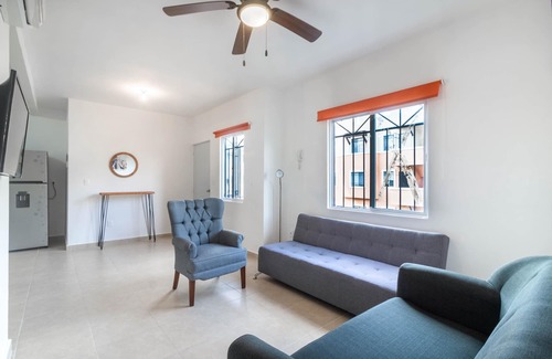 Puerto Juarez Apartment | ★Relaxed & Cozy Apt w/Pool 10 min from Beach, perfect for families (5Ppl)