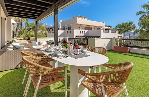 Marbella Apartment | RELISH THIS TOP NOTCH, GENEROUS DUPLEX WITH HEATED POOL IN PRIVATE SOLARIUM