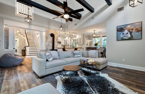Henly House | Renovated w/Pool, Hot Tub, Games & Backyard Activities!