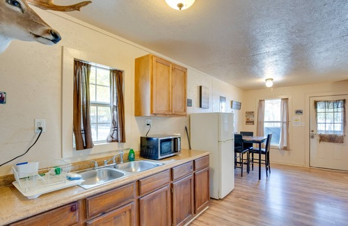 Cayuga Apartment | Reservoir & Dock Access: Pet-Friendly Kerens Cabin