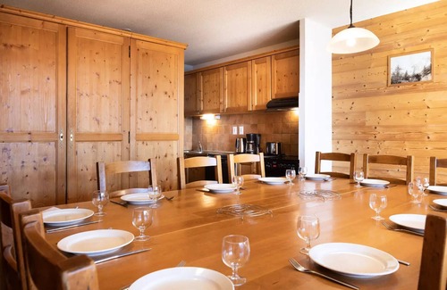 Les Eucherts Apartment | Residence Les Balcons de La Rosière * - 8 Room Duplex Apartment 14/16 People Prestige