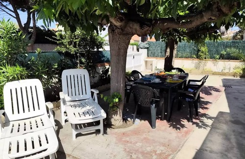 La Jetee Villa | Residence 6Apr41-canet En Roussillon - House T4 ground floor air conditioned beautiful shaded terrace 6AVR44