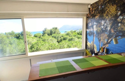 Les Sablettes Apartment | Residence Bali - Sea view, air conditioning, Wifi, beach opposite