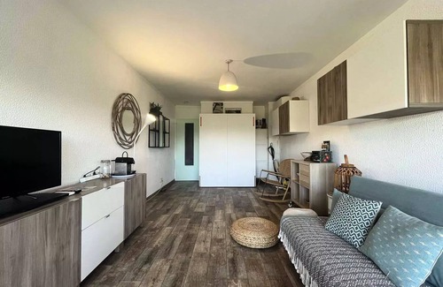 Les Sablettes Apartment | Residence Bali - Sea view, Sablet beach on foot and air conditioning