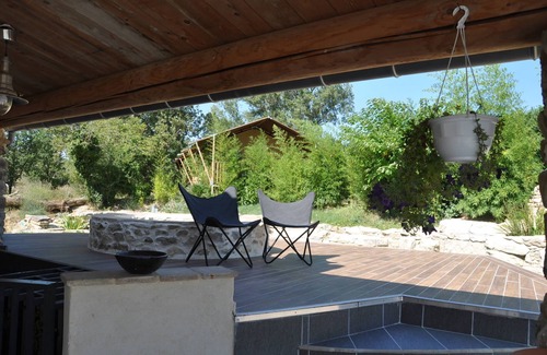 Saint-Sauveur-de-Cruzieres Villa | Restored former mill with heated pool and spa.