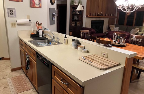 Waterville Valley Apartment | Restful King Beds, Walk to Town, Mountain View Patio