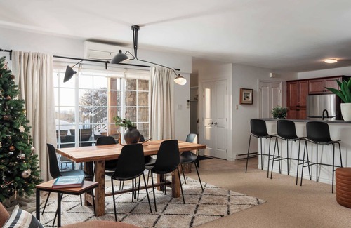 Saint-Faustin-Lac-Carre Condo | Retreat to Mont-Blanc: Ski, Spa, Pool, Beach Fun
