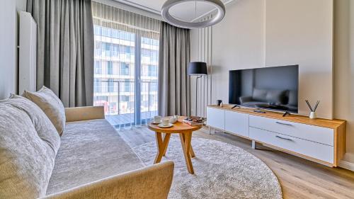 Niechorze Apartment | Rezydencja Niechorze D309 Eco Boho z Basenem i SPA oraz z 2 sypialniami - 5D Apartments