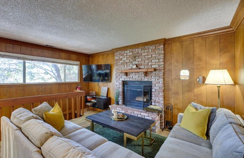 Twin Peaks House | Rimforest Retreat with Fireplace and Mountain Views!
