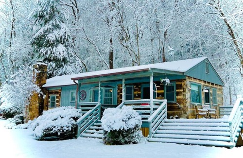 Luray Cabin | Riverfront Cabin! Fireplaces, Farm, Trail & Kayaks