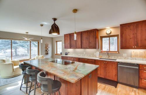 Nathrop House | Riverfront Retreat in Nathrop Fire Pits and Hot Tub