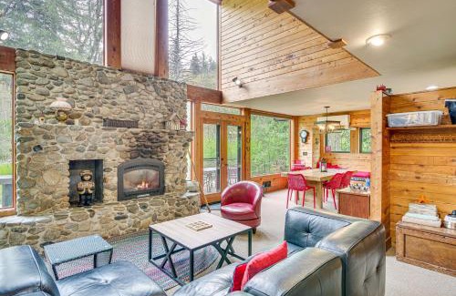 Skykomish House | Riverfront Skykomish Cabin with Private Hot Tub!