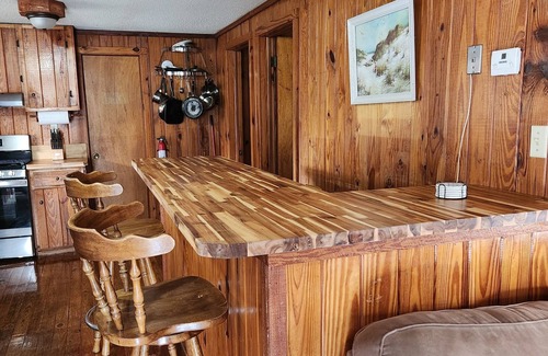 Steinhatchee Cabin | Riverfront! Snappin Turtle Cabin, Balcony-Floating dock-Fishing.