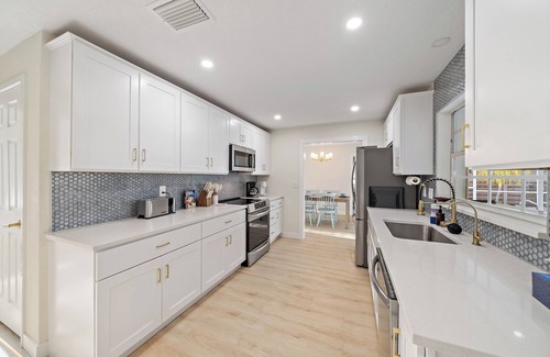 Sarasota Springs House | Riviera Retreat | Private Heated Pool + Infinity Game Table