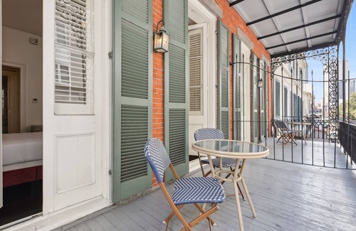 French Quarter House | Roami at St. Helene | Pool | Chartres St. Balcony | Suite