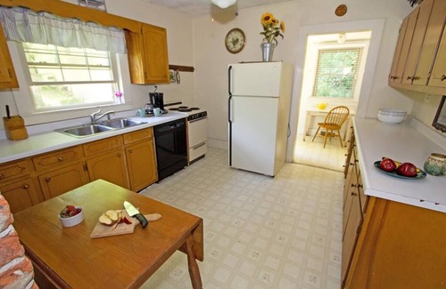 Hot Springs Cottage | ROMANTIC COTTAGE~HOT TUB~WALK TO TOWN~Wi-Fi ~PETS~