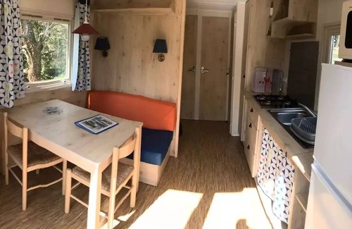 Perros-Guirec Cabin | Roulotte 22m² - 2 bedrooms (Type Eloïse) - (NO PETS ALLOWED) sleeps 4