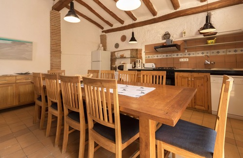 Llampaies House | Rural House 35 people, 17 km from Costa Brava beaches, barbecue, pool,