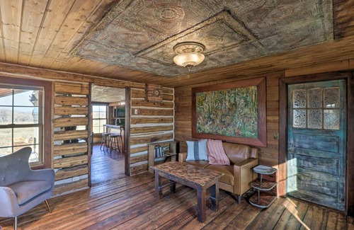 Dupuyer House | Rustic and Rural Cabin in Dupuyer on Open 14 Acres!
