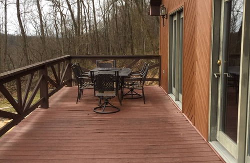 Hesston Cabin | Rustic Cabin in the Woods Close to Raystown Lake - DOG Friendly
