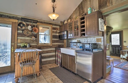 Linden House | Rustic Cabin with Mtn Views, Deck and Fire Pit!