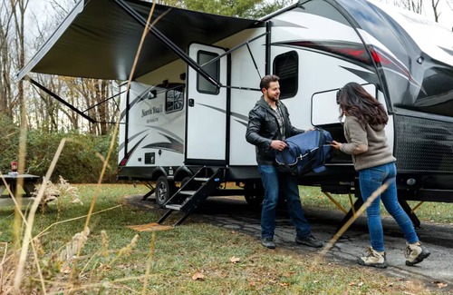 Lemoyne RV Rental | RV Camping Site with Water, Electric and Sewer Hookups!