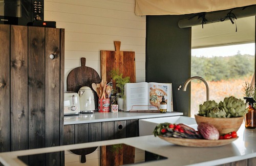 Little Walsingham Ski Chalet | Safari Tent in Stiffkey Valley with Fire Pit