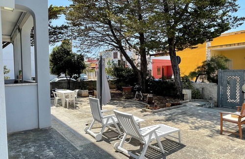 San Foca Villa | San Foca, Blue Flag of Europe and 5 Sails, 200m sea trilo, 8px, garden