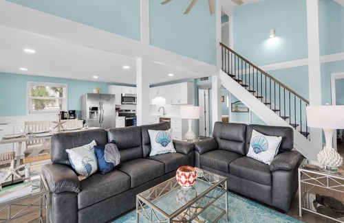 Navarre Beach House | 🏝️Sandy Sunset 🏝️ Soundfront 4BR Home | Two Decks w/Sunset Views | Boat Dock