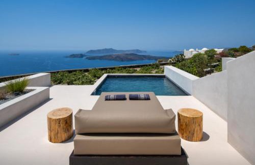 Megalochori Apartment | Santo Blue Santorini Caldera View Luxury Houses