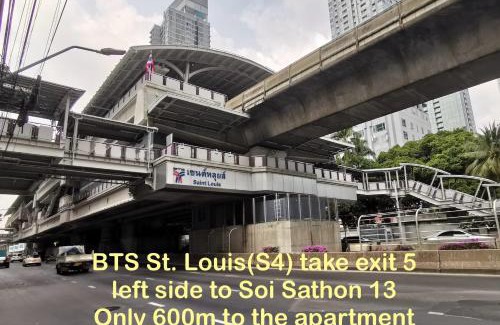 Yan Nawa Apartment | Sathon 15 apartment close to BTS Skytrain St Louis & Surasak