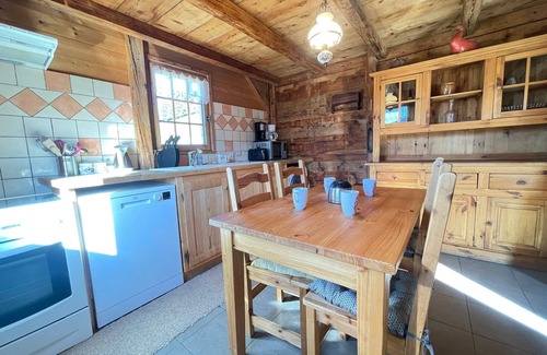 Notre-Dame-de-Bellecombe Apartment | Savoyard mazot with 2 bedrooms, WIFI, pets allowed, private parking