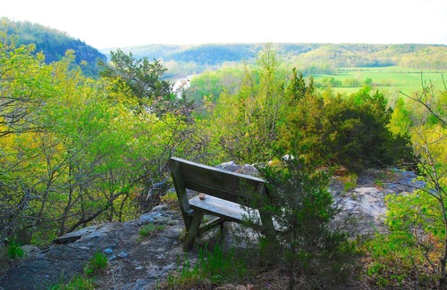 Dixon Cottage | Scenic Indian House Bluff Cottage is Secluded Above the Gasconade River Valley