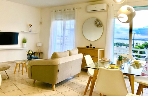 Pointe-a-Pitre Apartment | Sea view and close to all amenities