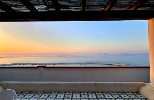 Capo d'Orlando Apartment | Sea view apartment - The exclusive terrace on the Aeolian Islands