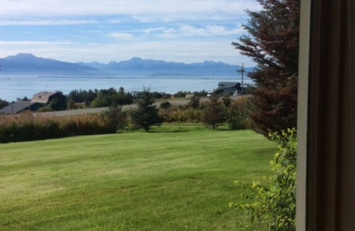 Kachemak House | Seaview! Amazing 180 Degree View Of Kachemak Bay, Glaciers, & The Homer Spit!