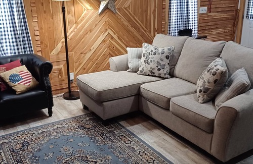 Peebles Cabin | Secluded Cabin in Amish Country! Relax by the Pond & Firepit on 6 Private Acres!